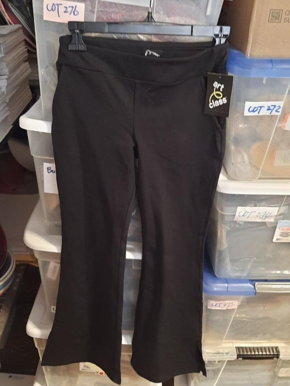 NEW TAG ! Art Class Women Travelers Elastic Waist Pants Black Size L